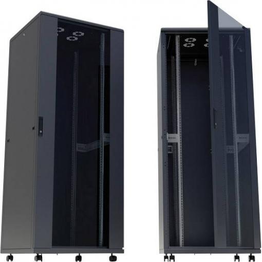 Intellinet 713184 19 skříň pro datové sítě (š x v x h) 600 x 2057 x 800 mm 42 U černá (RAL 9005)