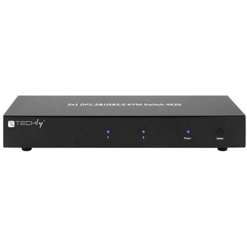 TECHly IDATA-DP-KVM2 2 porty DisplayPort přepínač DisplayPort 3840 x 2160 Pixel