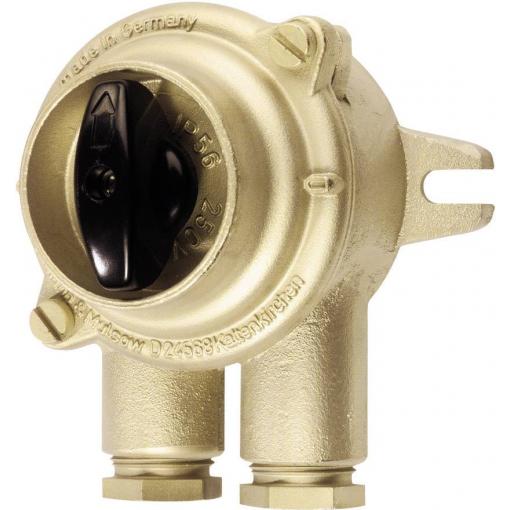 Wiska 1133/D/P/10A-2xZ14 HNA spínač, otočný spínač Maritimes 10 A 250 V/AC mosaz 1 ks