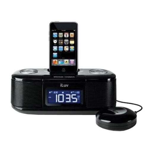 iLuv budík s hodinami a přehr. pro iPhone a iPod
