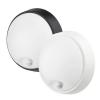 Solight LED venkovní osvětlení se senzorem, IP54,18W, 1350lm, 3000-6000K, 22cm, vyměnitelný  kryt (černý + bílý)  WO780