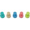 Maul magnet 6168499 (Ø x v) 12 mm x 16 mm kuželka růžová, Atlantic Blue, tyrkysová, citrusová, Sahara 10 ks 6168499