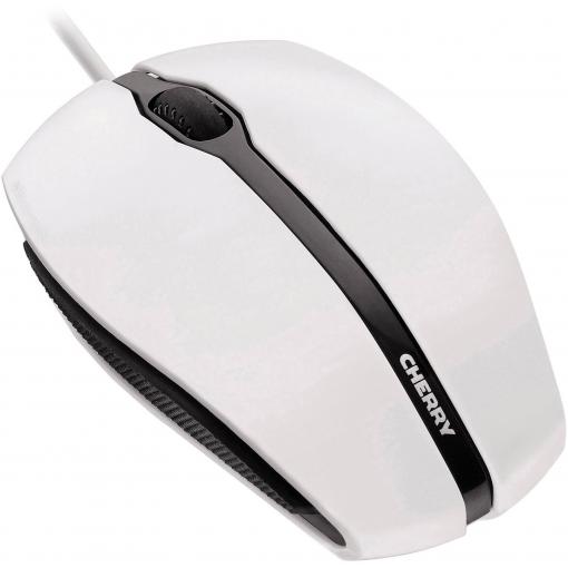 CHERRY Gentix Corded optická myš, přenos USB, 3 tlačítko, 1000 dpi, bílá
