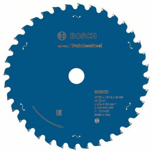 Bosch Accessories Expert for Stainless Steel 2608644289 pilový kotouč 185 x 20 x 1.6 mm Počet zubů (na palec): 36 1 ks