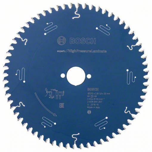 Bosch Accessories Expert for High-Pressure Laminate 2608644357 pilový kotouč 235 x 30 x 1.8 mm Počet zubů (na palec): 64 1 ks