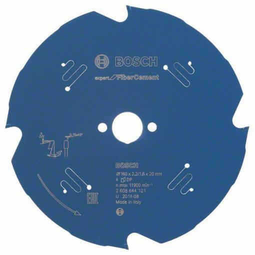 Bosch Accessories Expert for Fiber Cement 2608644121 pilový kotouč 160 x 20 x 1.6 mm Počet zubů (na palec): 4 1 ks
