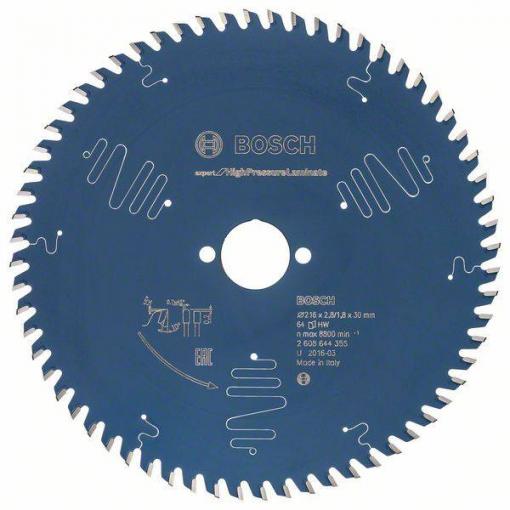 Bosch Accessories Expert for High-Pressure Laminate 2608644355 pilový kotouč 216 x 30 x 1.8 mm Počet zubů (na palec): 64 1 ks