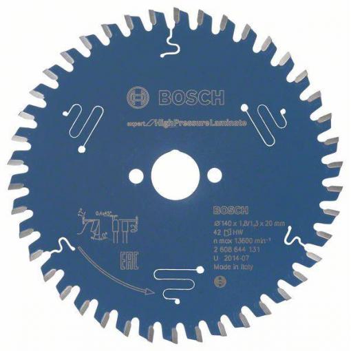 Bosch Accessories Expert for High Pressure Laminate 2608644131 pilový kotouč 140 x 20 x 1.3 mm Počet zubů (na palec): 42 1 ks