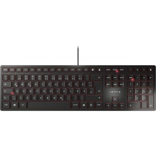 CHERRY KC6000 Slim USB klávesnice německá, QWERTZ černá
