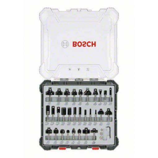 Sada fréz, 6 mm dřík, 30 ks Bosch Accessories 2607017474