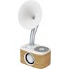 Sangean WR-45 White A500433 stolní rádio, FM, AUX, Bluetooth, s akumulátorem, bílá