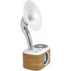 Sangean WR-45 White A500433 stolní rádio, FM, AUX, Bluetooth, s akumulátorem, bílá
