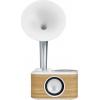 Sangean WR-45 White A500433 stolní rádio, FM, AUX, Bluetooth, s akumulátorem, bílá
