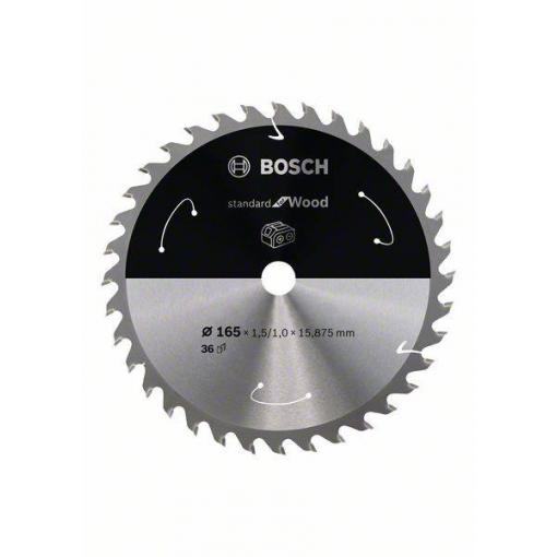 Bosch Accessories Bosch Power Tools 2608837682 tvrdokovový pilový kotouč 165 x 15.875 mm Počet zubů (na palec): 36 1 ks