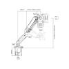 Držák monitoru CABLETECH UCH0208-1