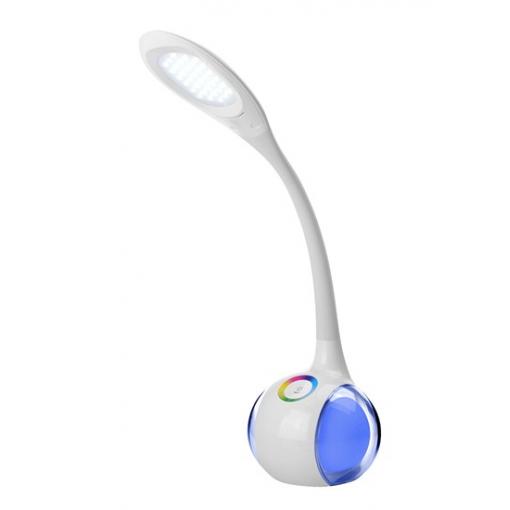 Solight LED stolní lampička stmívatelná, 6W, 256 barev, atmosférické podsvícení - WO39