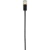 Renkforce RF-4538184 RJ45 síťové kabely, propojovací kabely CAT 8.1 F/FTP 0.25 m černá extrémně tenký , pozlacené kontakty 1 ks