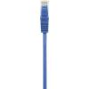 Basetech BT-2270726 RJ45 síťové kabely, propojovací kabely CAT 5e U/UTP 0.50 m modrá s ochranou 1 ks