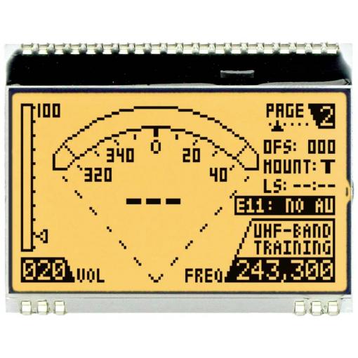 DISPLAY VISIONS LCD displej (š x v x h) 55 x 46 x 2 mm
