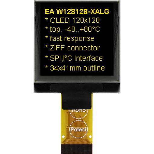 DISPLAY VISIONS OLED displej (š x v x h) 33.8 x 36.5 x 2.05 mm