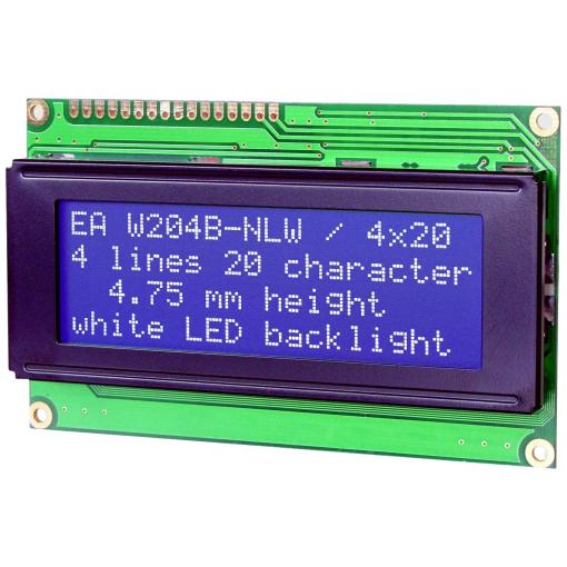 DISPLAY VISIONS 7segmentový displej modrobílá 4.75 mm 3.3 V Počet číslic: 4