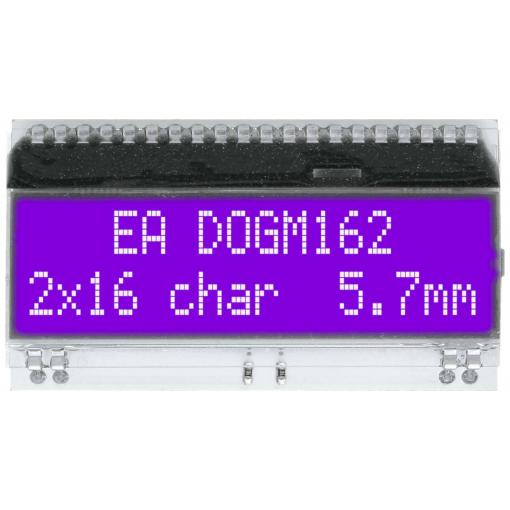 DISPLAY VISIONS 7segmentový displej modrá 5.57 mm 3.3 V, 5 V Počet číslic: 2 EADOGM162B-A.