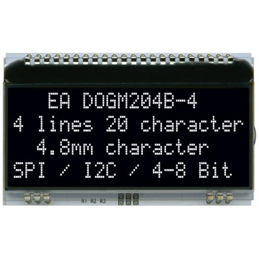 DISPLAY VISIONS 7segmentový displej 4.80 mm 3.3 V, 5 V Počet číslic: 4 EADOGM204S-A