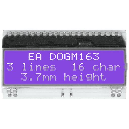DISPLAY VISIONS 7segmentový displej modrá 3.65 mm 3.3 V Počet číslic: 3