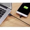 Renkforce USB kabel USB 2.0 USB-C ® zástrčka, USB-A zástrčka 1.00 m černá RF-4609276