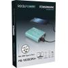 RealPower Batterie powerbanka lithiová, 10000 mAh, Dodávka energie, zelená