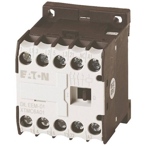 Eaton DILEEM-01(230V50HZ,240V60HZ) stykač 3 spínací kontakty 3 kW 1 ks