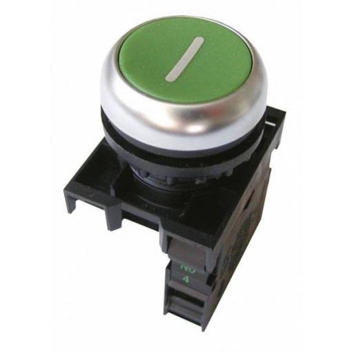 Eaton 216512 M22-D-G-X1/K10 tlačítko plastový přední prstenec 1 ks