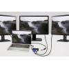 Renkforce RF-4633066 USB-C® / HDMI / DVI / VGA adaptér [1x USB-C® zástrčka - 1x VGA zásuvka, HDMI zásuvka, DVI zásuvka 24+5pólová] černá