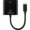 Renkforce RF-4679564 USB-C® / VGA adaptér [1x USB-C® zástrčka - 1x VGA zásuvka] černá 10.00 cm
