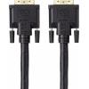 Renkforce DVI kabel DVI-D 24+1pol. Zástrčka, DVI-D 24+1pol. Zástrčka 20.00 m černá RF-4695150 dvoužilový stíněný, s feritovým jádrem, pozlacené kontakty DVI