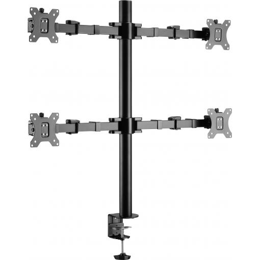 SpeaKa Professional rameno na monitory SP-MM-540 4 Displej: (s) 43,2 cm (17) - 81,3 cm (32) černá otočný, nastavitelná výška, naklápěcí, nakláněcí