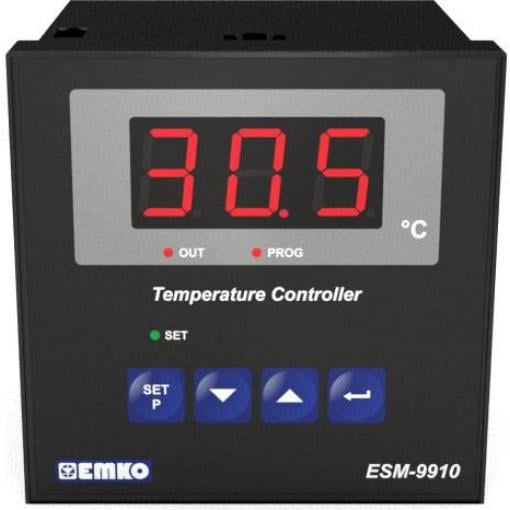 Emko ESM-9910.5.18.0.1/01.00/2.0.0.0 2bodový regulátor termostat NTC -50 do 100 °C relé 7 A (d x š x v) 96 x 96 x 96 mm