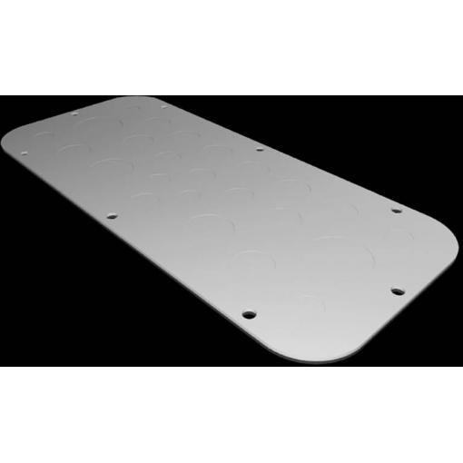 Rittal AX 2572.100 2572100 Přírubová deska (d x š) 149 mm x 339 mm ocelový plech šedá 1 ks