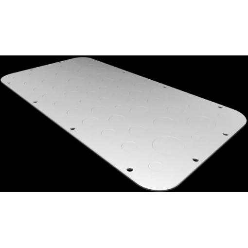 Rittal AX 2577.100 2577100 Přírubová deska (d x š) 221 mm x 436 mm ocelový plech šedá 1 ks