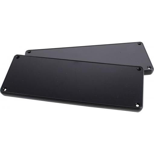 Hammond Electronics 1455UPLBK přední rám ABS černá (d x š x v) 196 x 71 x 11.60 mm 2 ks