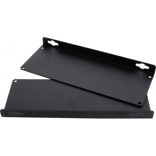 Hammond Electronics 1455UFBK pouzdro hliník černá (eloxovaná) (d x š x v) 191 x 66 x 17 mm 2 ks