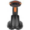 Manhattan Wireless 2D bezdrátový skener 2D čárového kódu bezdrátové 1D, 2D CCD černá, oranžová ruční skener vč. stojánku USB-A