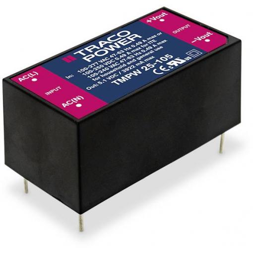TracoPower TMPW 25-124 spínaný síťový zdroj 1.04 A 25 W 24 V/DC 1 ks