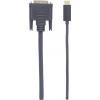 Manhattan USB-C® / DisplayPort kabelový adaptér USB-C ® zástrčka, Konektor DisplayPort 1.00 m černá 152471 Kabel pro displeje USB-C®
