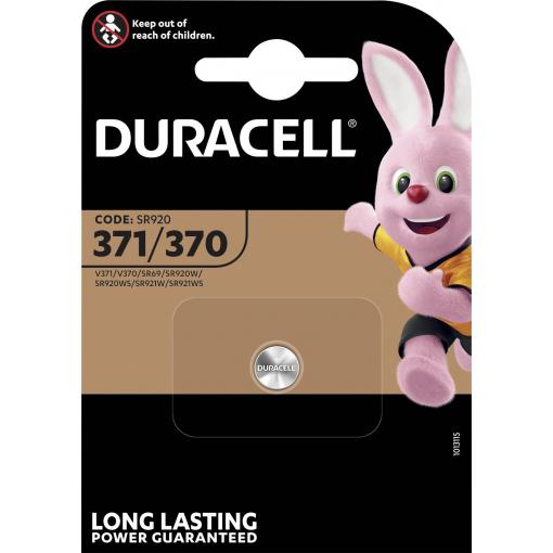 Duracell knoflíkový článek 371 1.55 V 1 ks 40 mAh oxid stříbra SR69