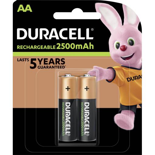 Duracell PreCharged akumulátor AA, Ni-MH, 2500 mAh, 1.2 V, 2 ks