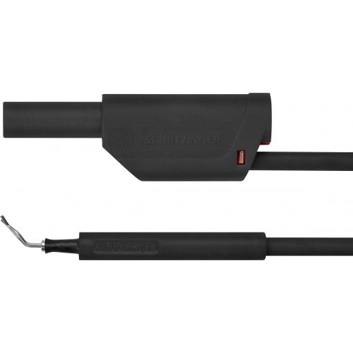 Schützinger AL 8321 / ZPK / 1 / 100 / SW adaptérový kabel zástrčka 4 mm zkušební hroty černá 1 ks