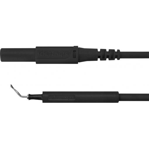 Schützinger AL 8322 / ZPK / 1 / 100 / SW adaptérový kabel zástrčka 4 mm zkušební hroty černá 1 ks