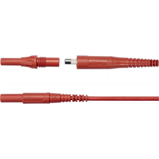 Schützinger SET 7685 / MSFK B441 / 0.5A sada měřicích kabelů zástrčka 4 mm zástrčka 4 mm 1 sada