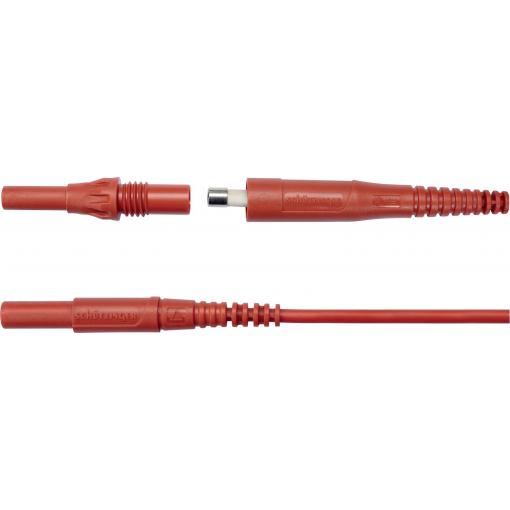 Schützinger SET 7690 / MSFK B441 / 1.6A sada měřicích kabelů zástrčka 4 mm zástrčka 4 mm 1 sada